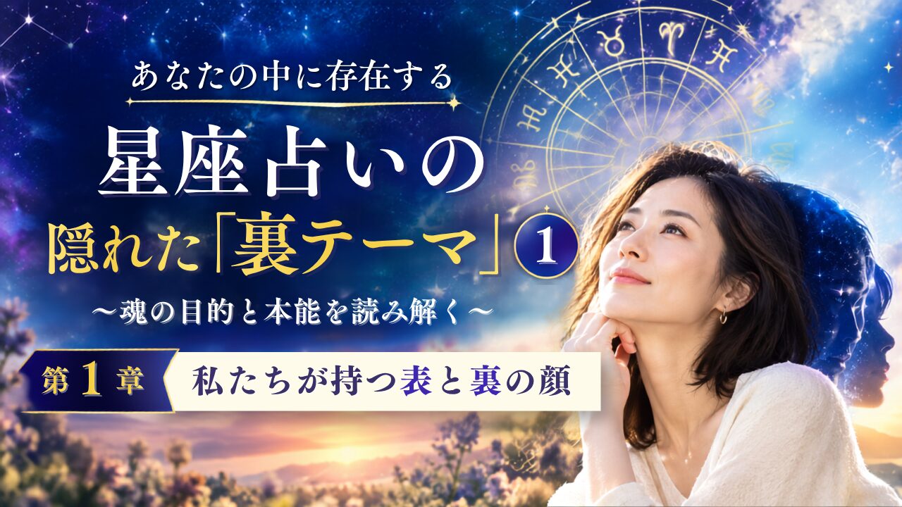 星座占いにおける隠れた裏テーマサムネ
